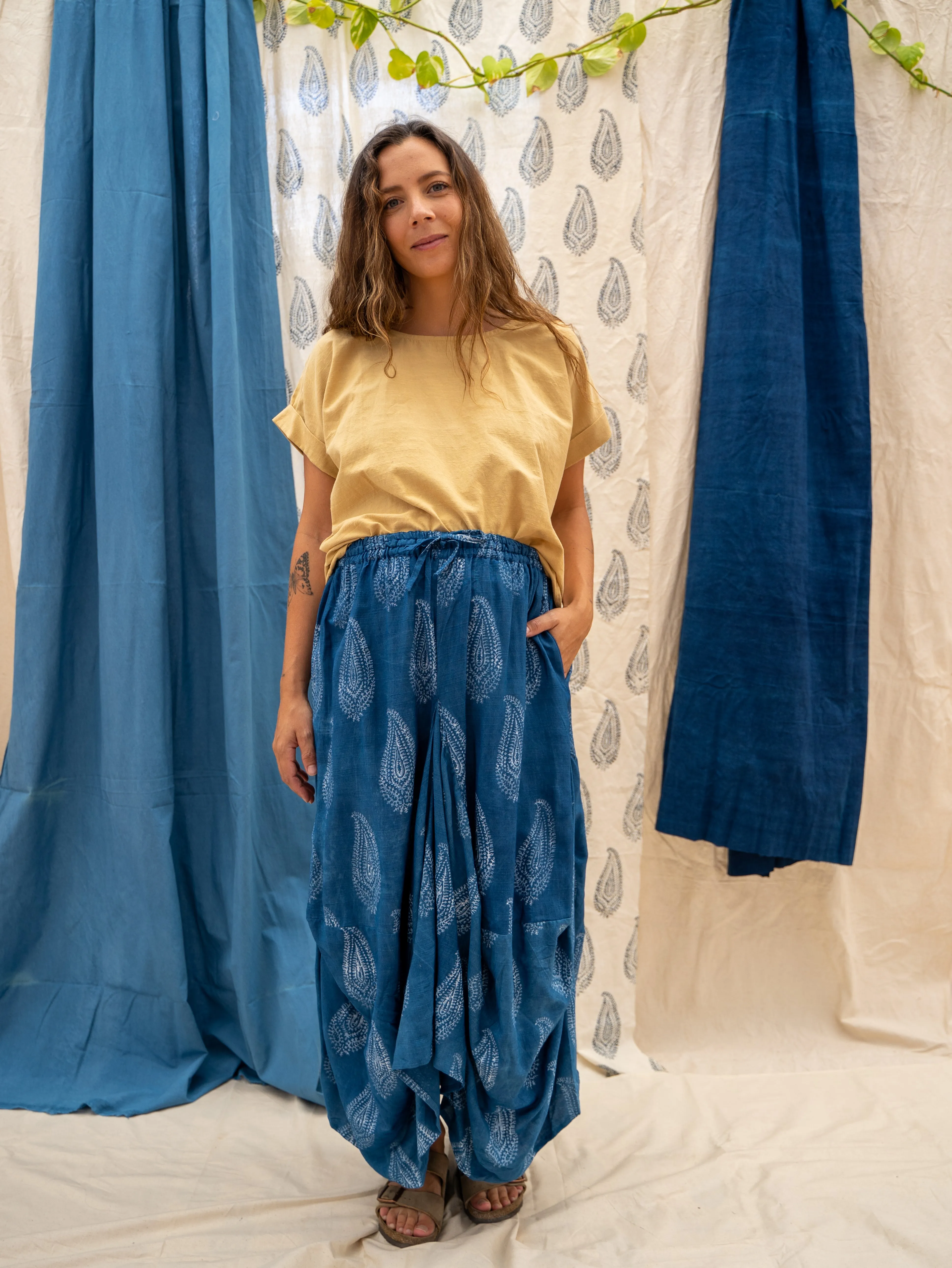 Nepalese Skirt - Kashmiri Leaf Print sold by Anjelms