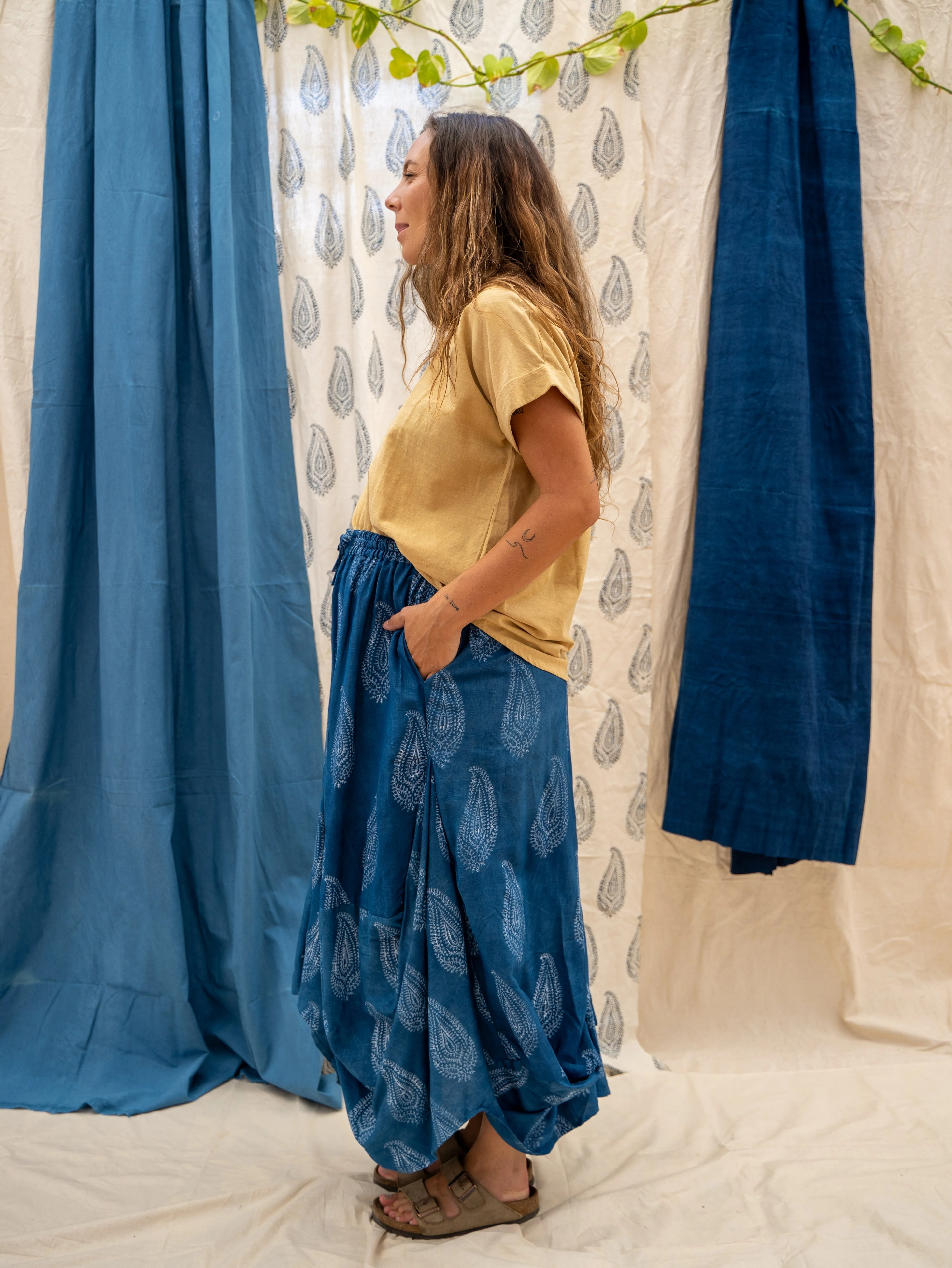 Nepalese Skirt - Kashmiri Leaf Print sold by Anjelms product image thumbnail 2