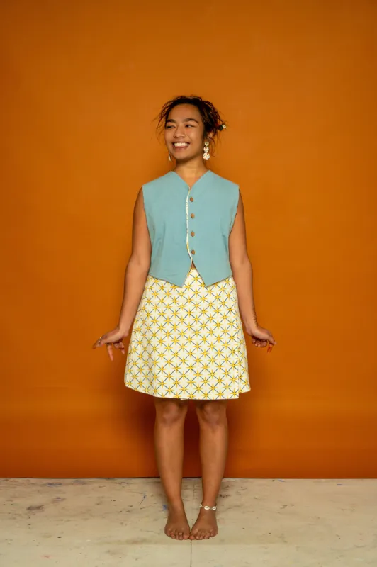 Reversible Skirt - Star Print sold by Anjelms