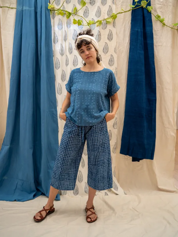 Short Sleeve Top - Polka Dot Print sold by Anjelms