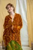 Silk Velvet Kimono Jacket - Turmeric sold by Anjelms