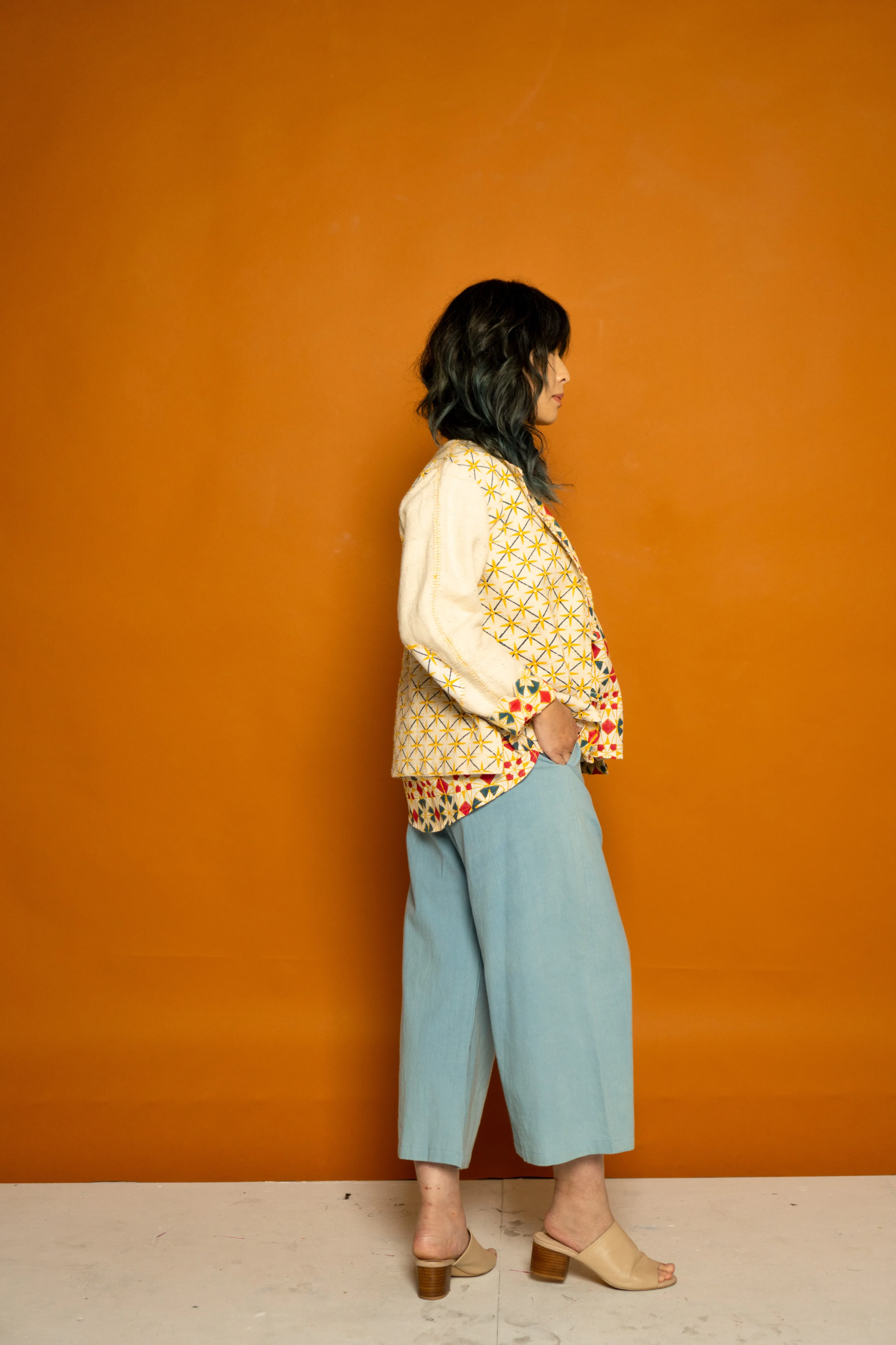 Reversible Jacket - Parcheesi & Star Print sold by Anjelms product image thumbnail 3