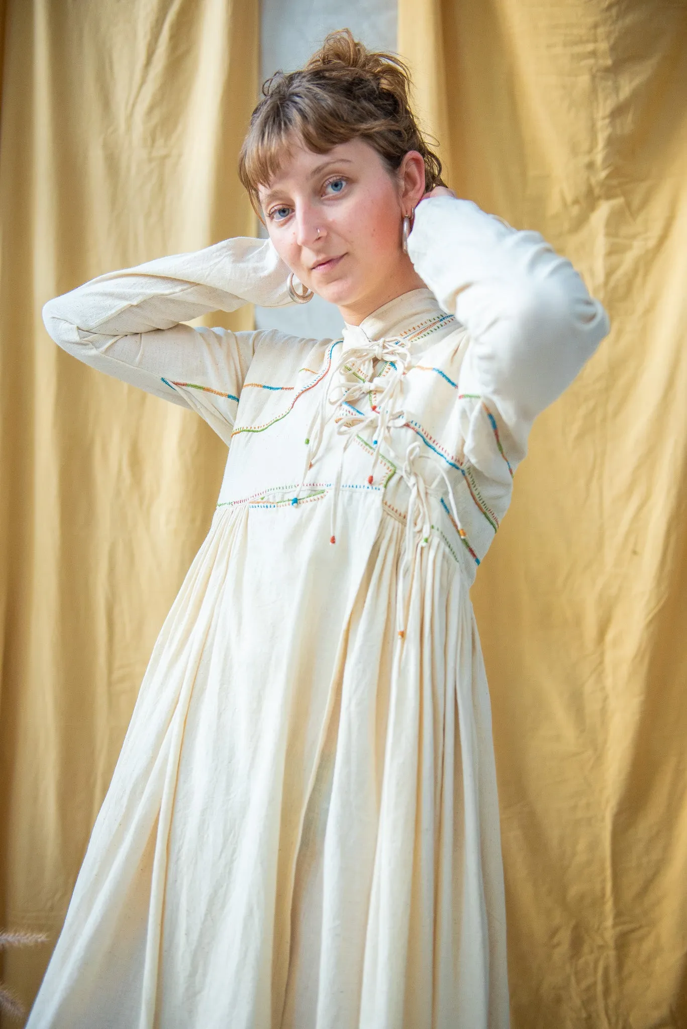 Hand Embroidered Kala Dress sold by Anjelms