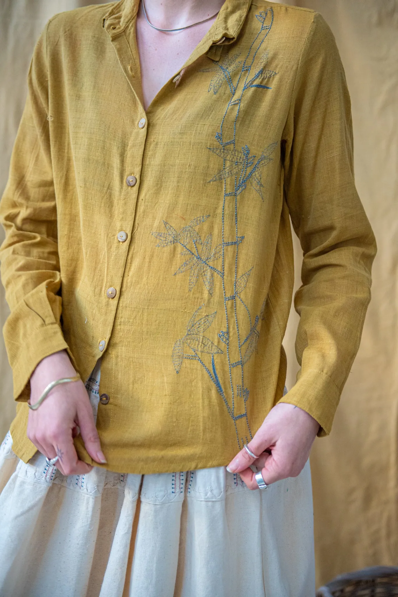Bamboo Collared Shirt sold by Anjelms product image thumbnail 4