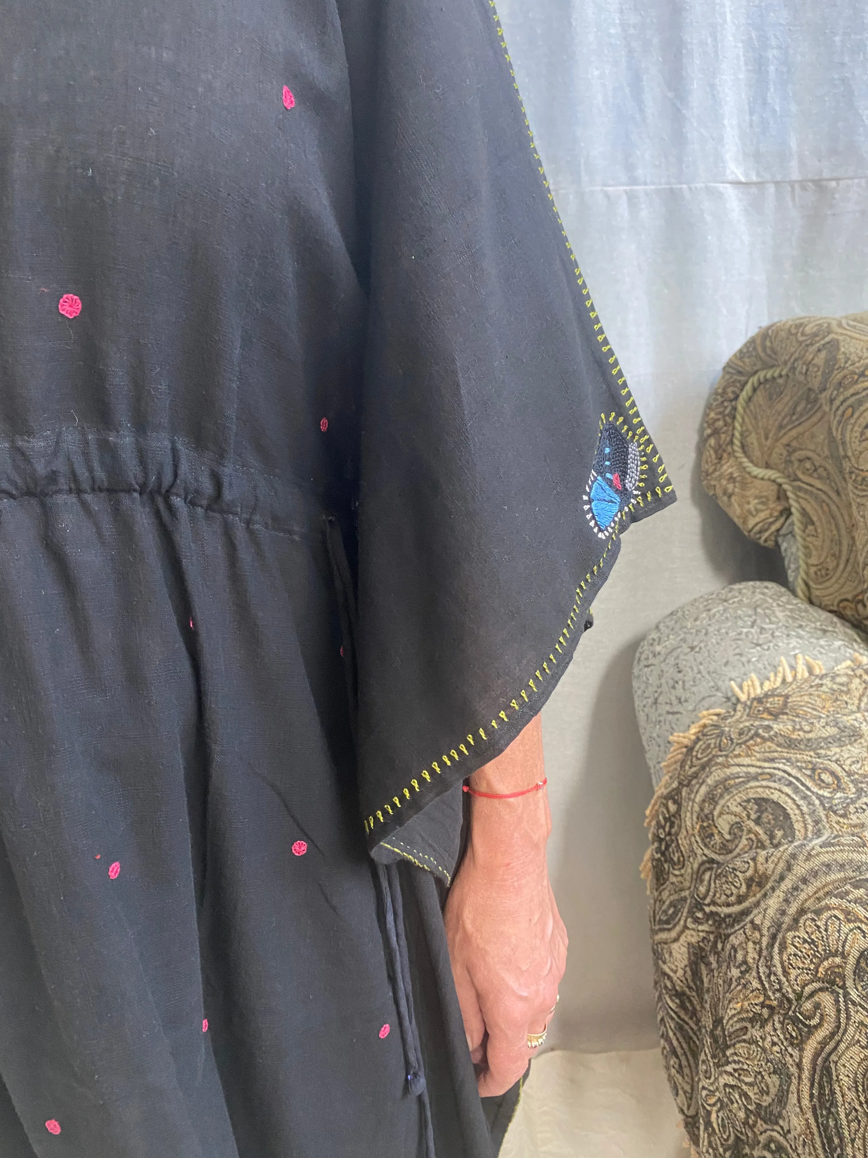 Blue Mormon Butterfly Kaftan sold by Anjelms product image thumbnail 2