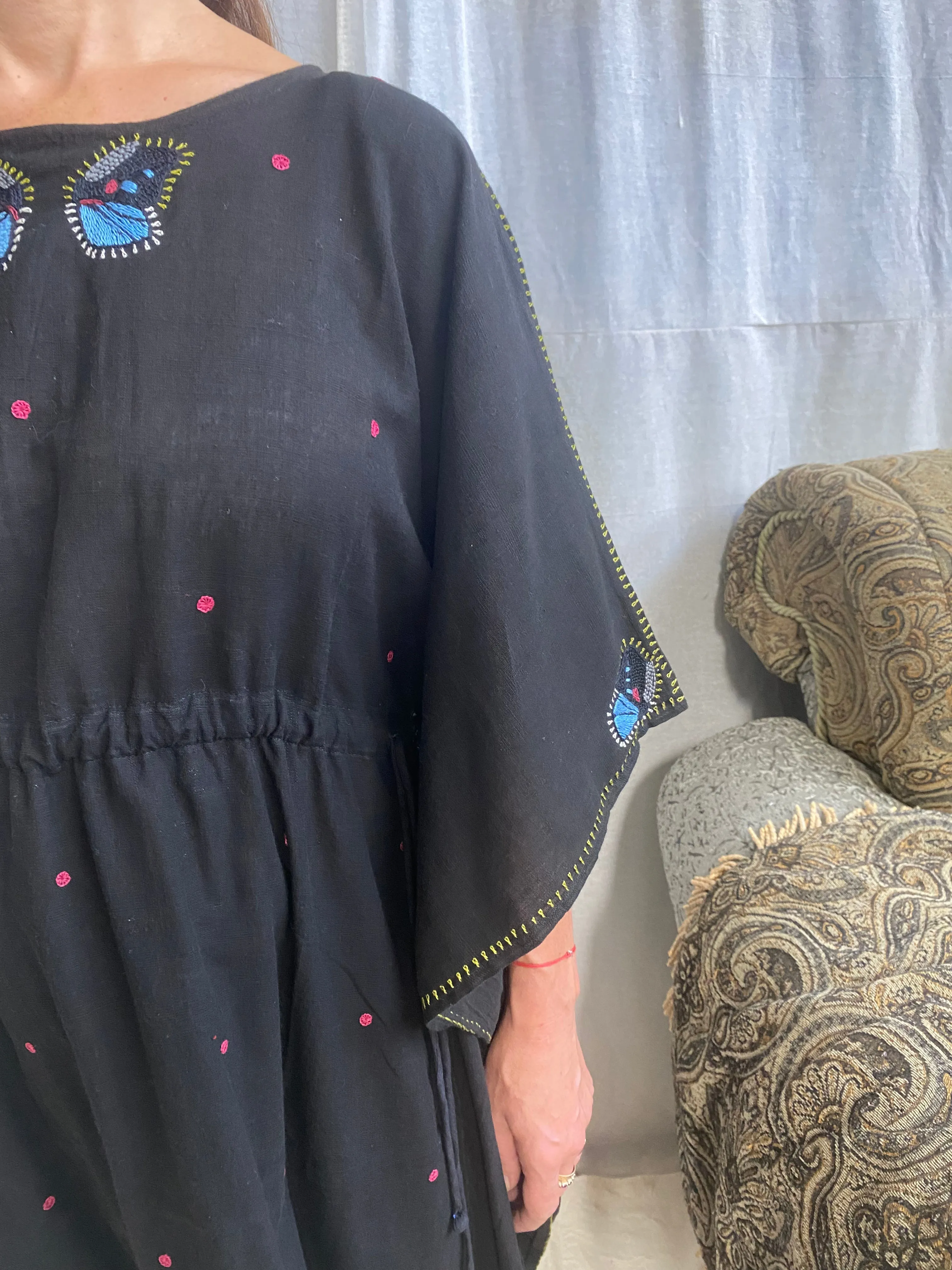 Blue Mormon Butterfly Kaftan sold by Anjelms product image thumbnail 3