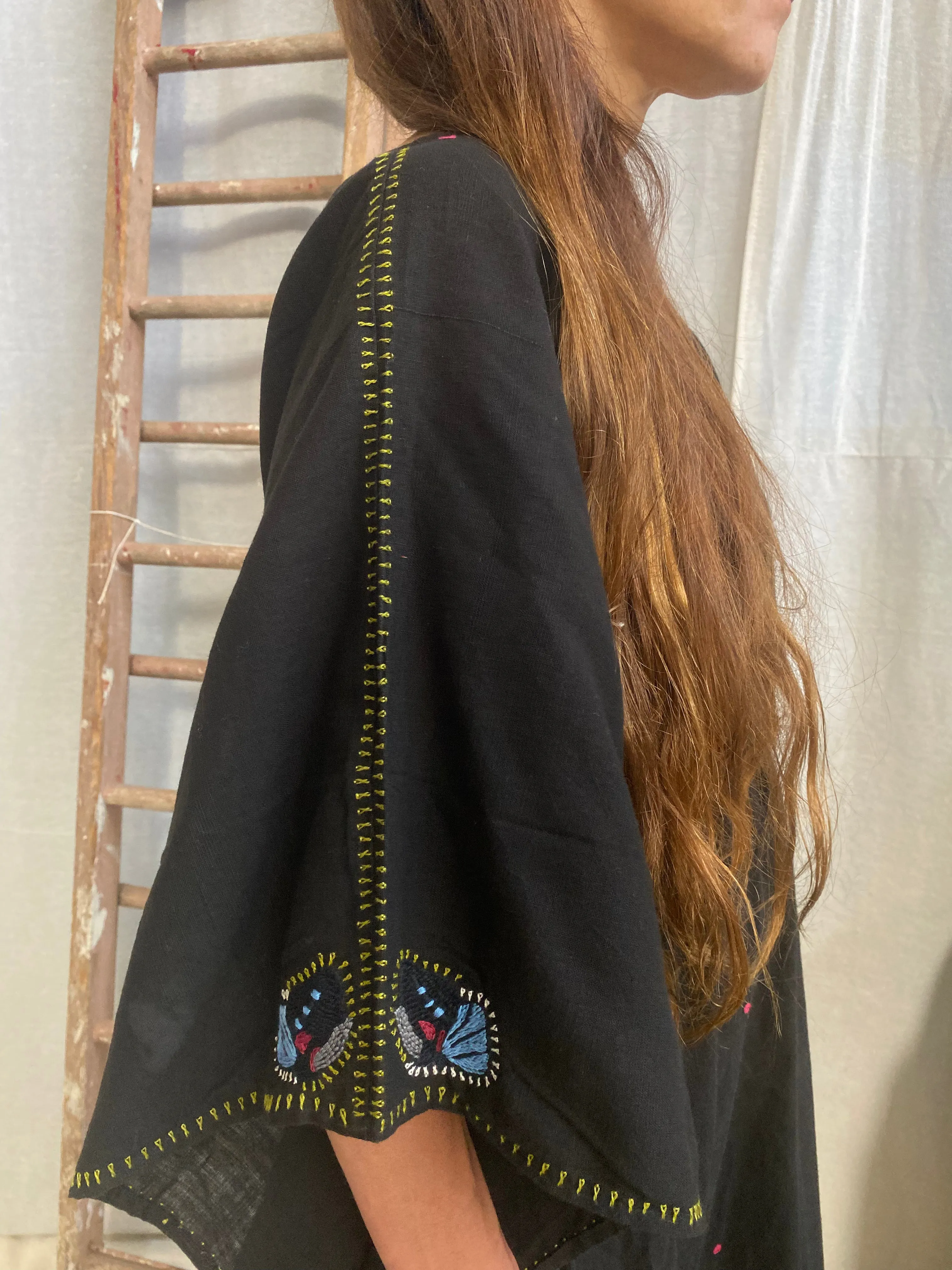 Blue Mormon Butterfly Kaftan sold by Anjelms product image thumbnail 5