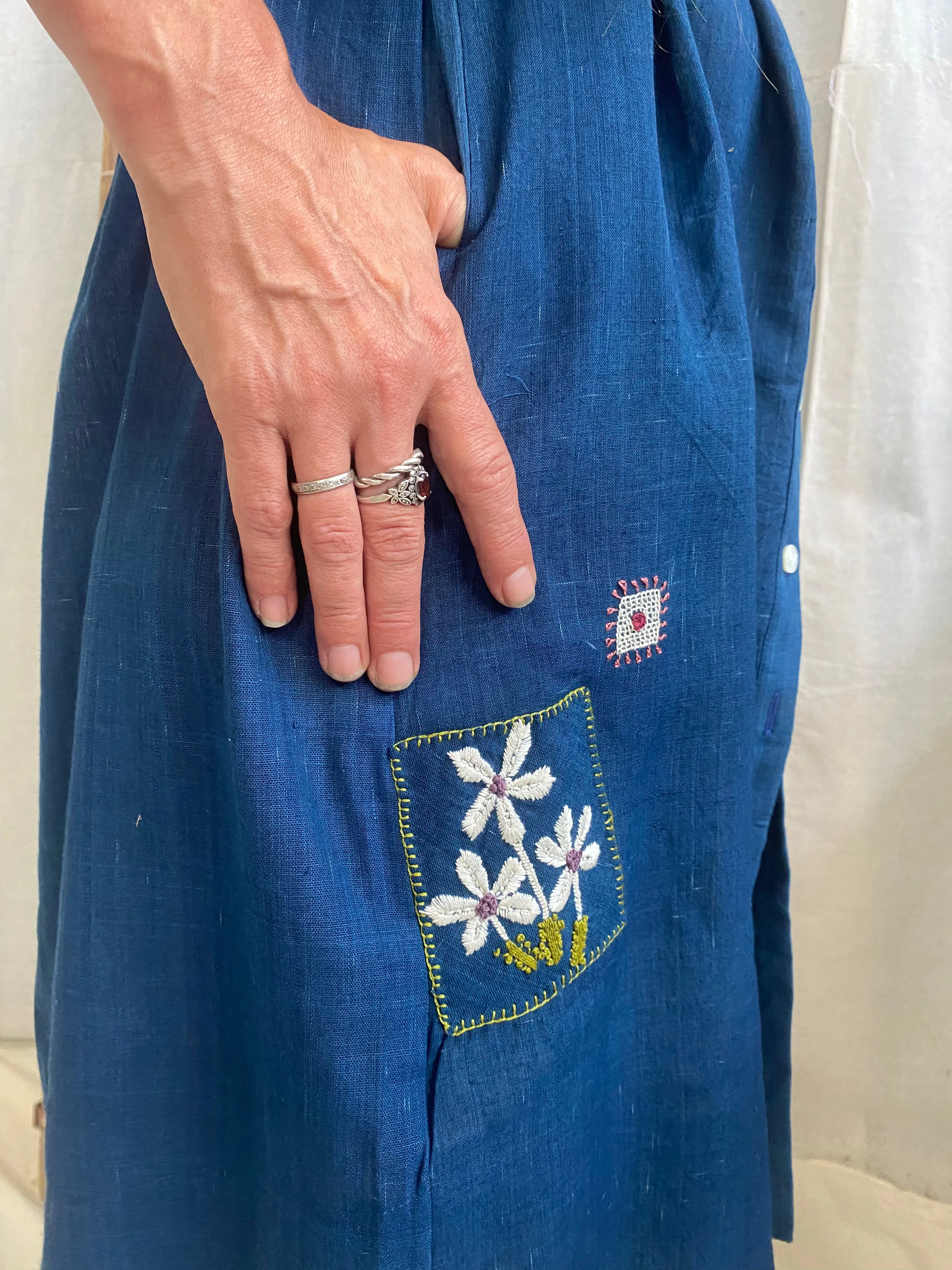 Flowers of Our Valley Shirt Dress – 2 Colourways sold by Anjelms product image thumbnail 5