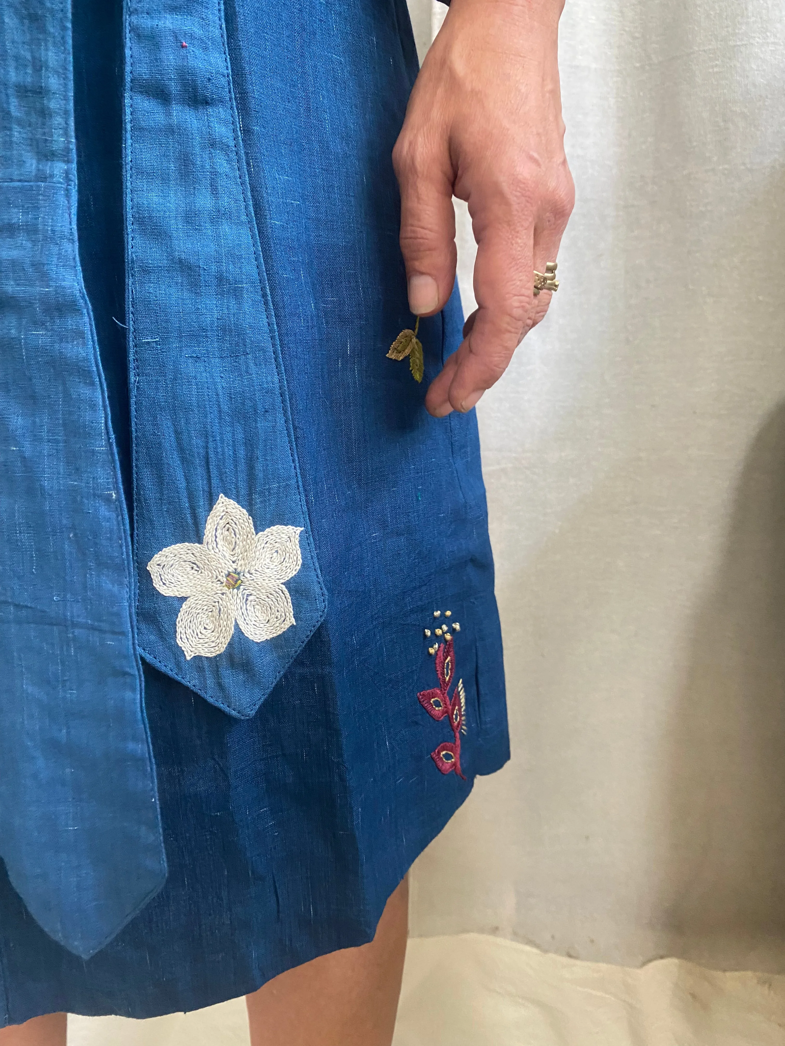 Flowers of Our Valley Shirt Dress – 2 Colourways sold by Anjelms product image thumbnail 3