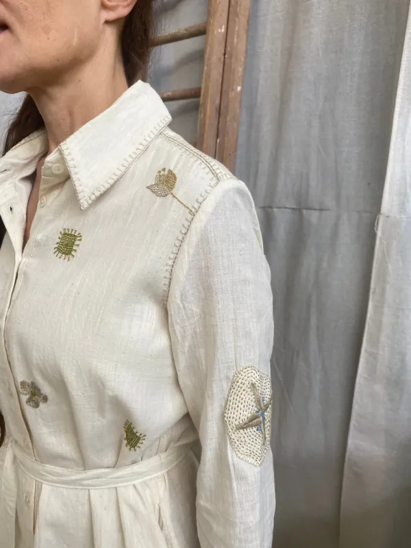 Flowers of Our Valley Shirt Dress – 2 Colourways sold by Anjelms