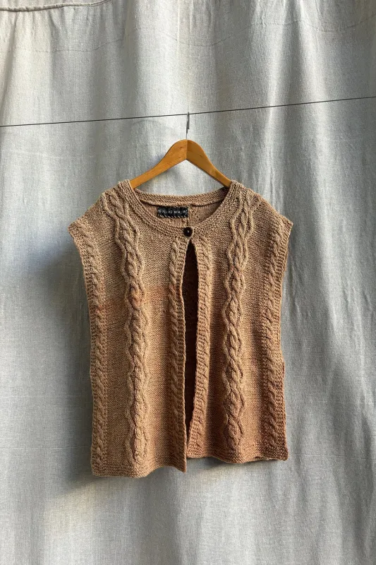 Banki Single Button Vest sold by Anjelms