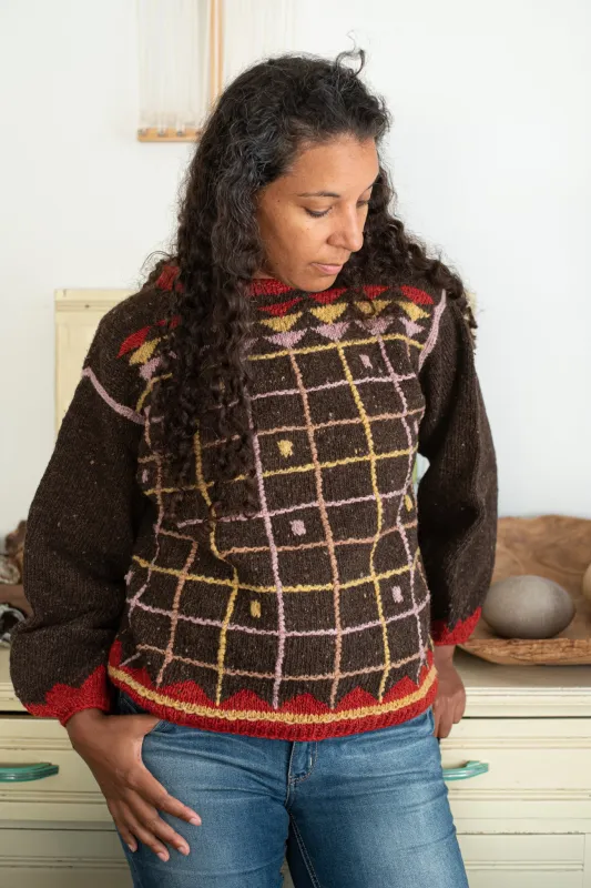 Pattu Check Jumper sold by Anjelms