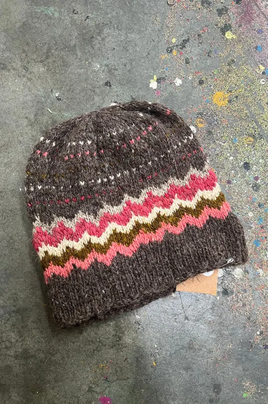 Handknitted Beanie – Various Colourways sold by Anjelms