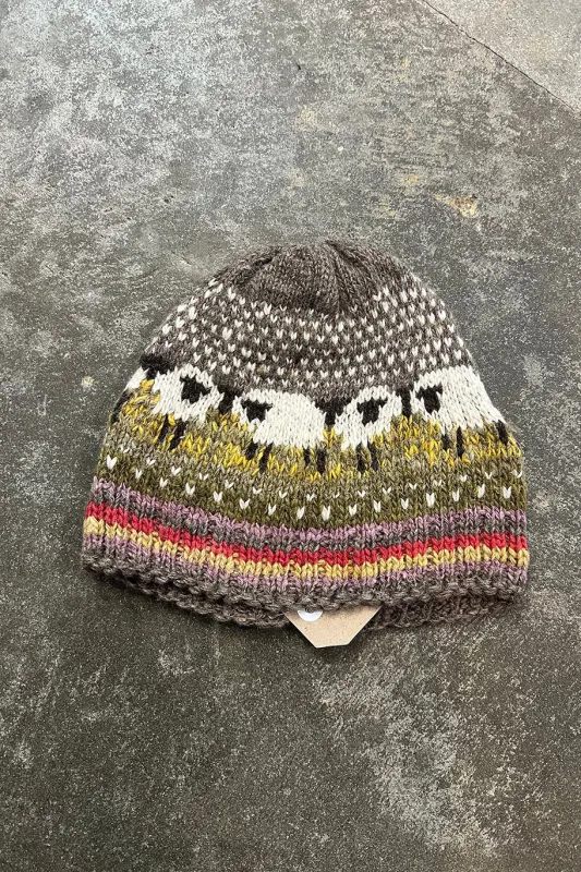 Handknitted Motif Beanie sold by Anjelms