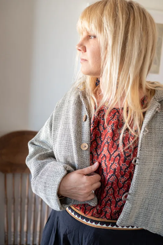 Short Dosan Plain Jacket made by Anjelms