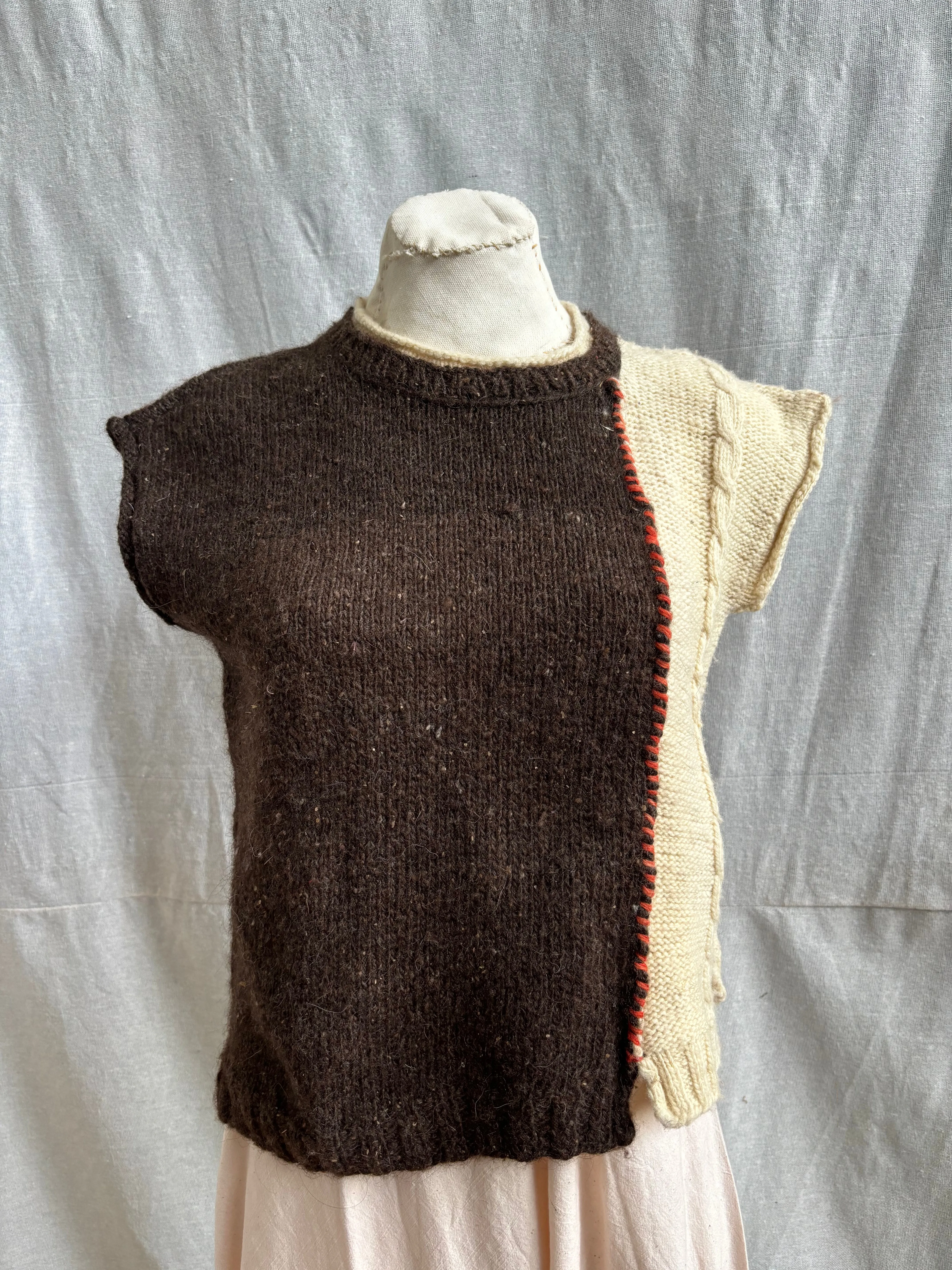 Banki Crop Half Cable Vest sold by Anjelms product image thumbnail 4