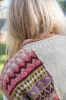 Crop Half Motif Vest – Jacquard/Natural sold by Anjelms