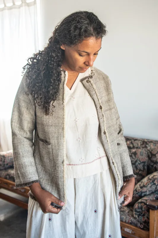 Fringe Edges Jacket made by Anjelms