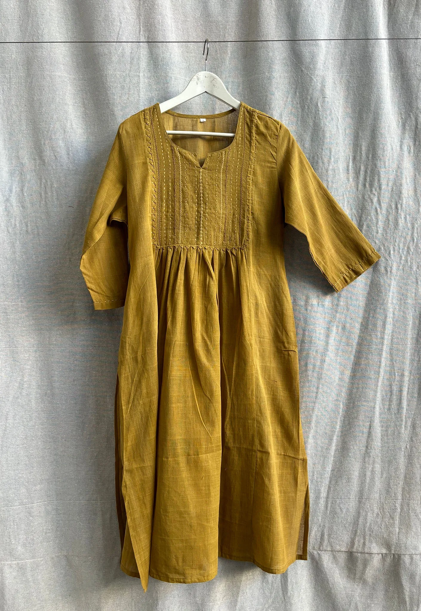 Hand Embroidered Flowers Dress sold by Anjelms product image thumbnail 2