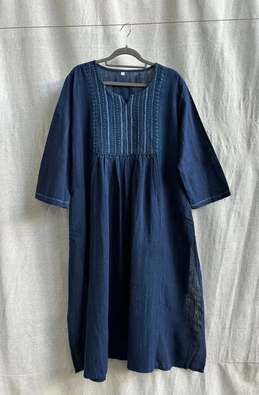 Hand Embroidered Flowers Dress sold by Anjelms