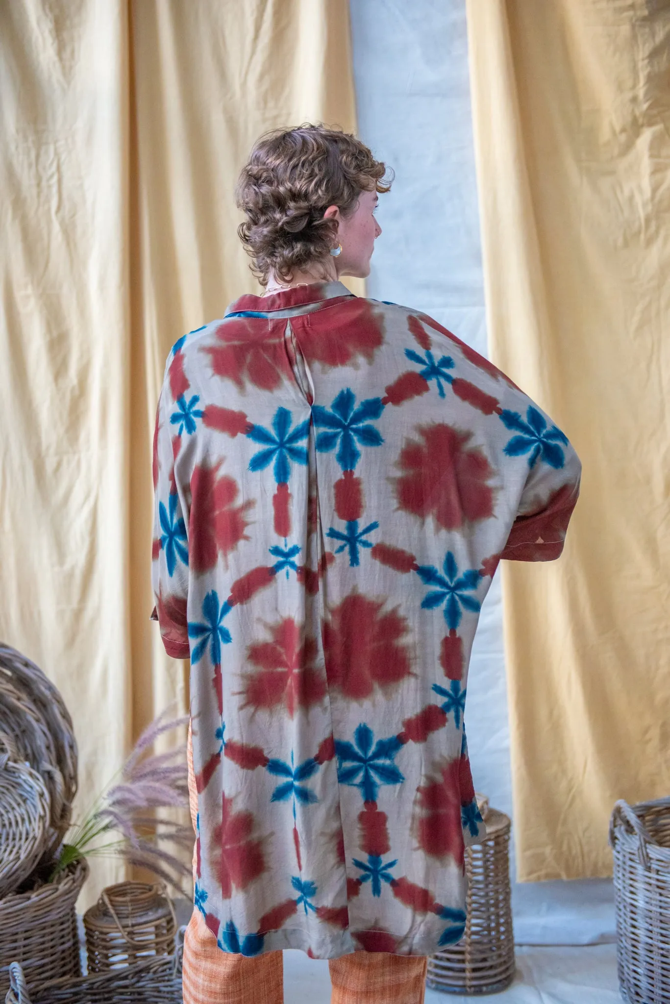 Clamp Dyed Oversized Shirt sold by Anjelms product image thumbnail 3