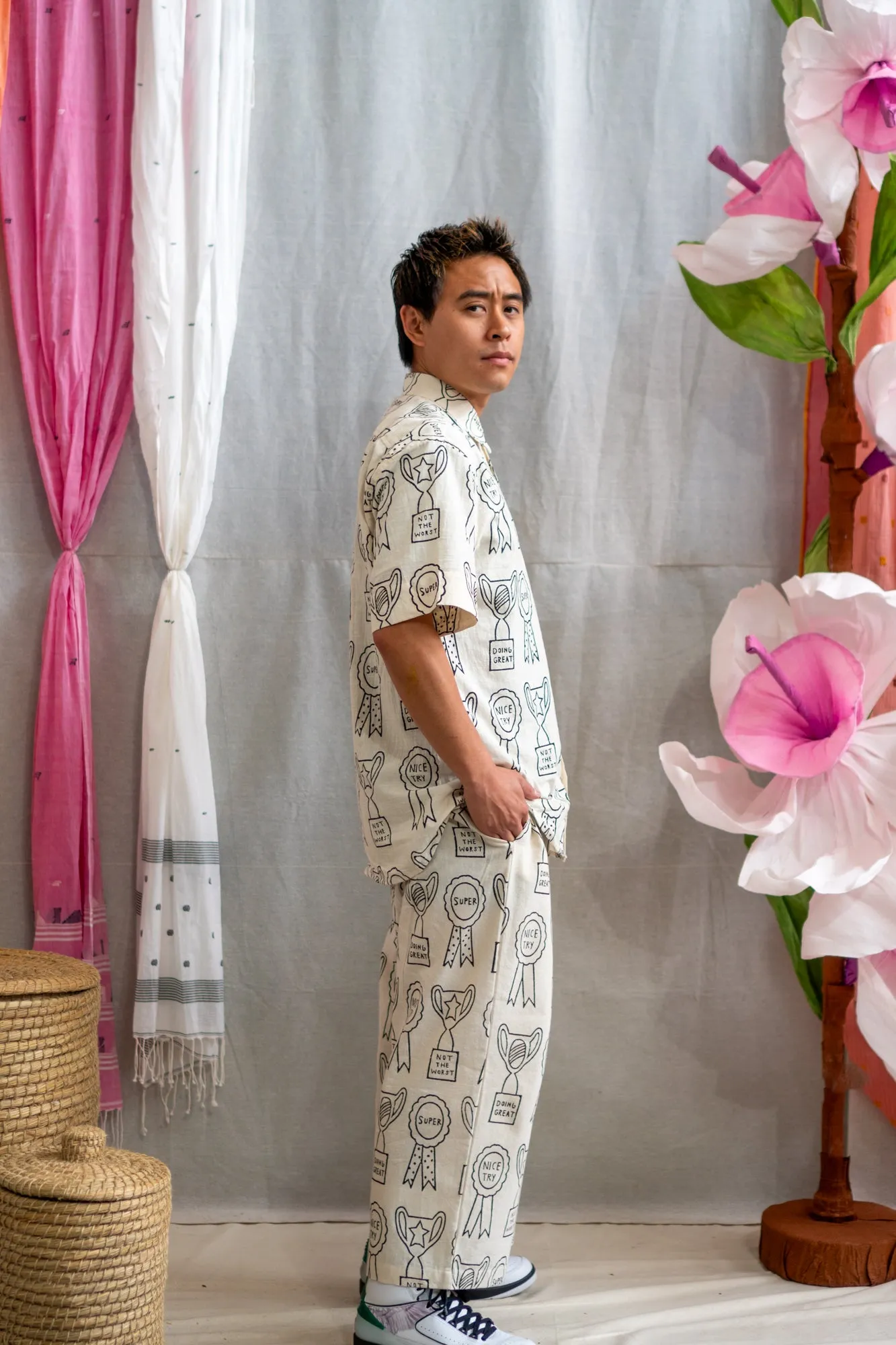 Short Sleeve Unisex Cotton Shirt sold by Anjelms product image thumbnail 5