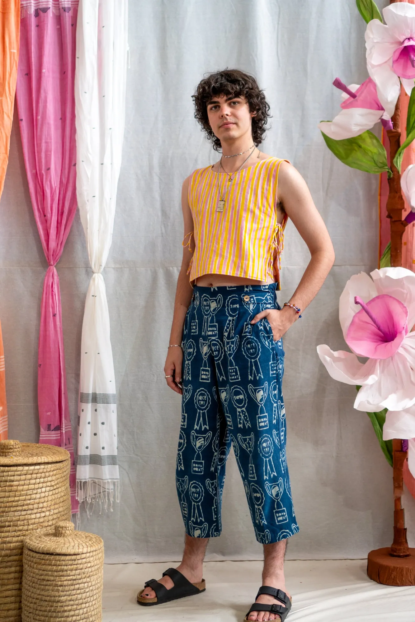 Ultimate Playdate ¾ Button Pants sold by Anjelms