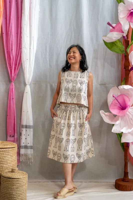 Ultimate Playdate Midi Pocket Skirt sold by Anjelms