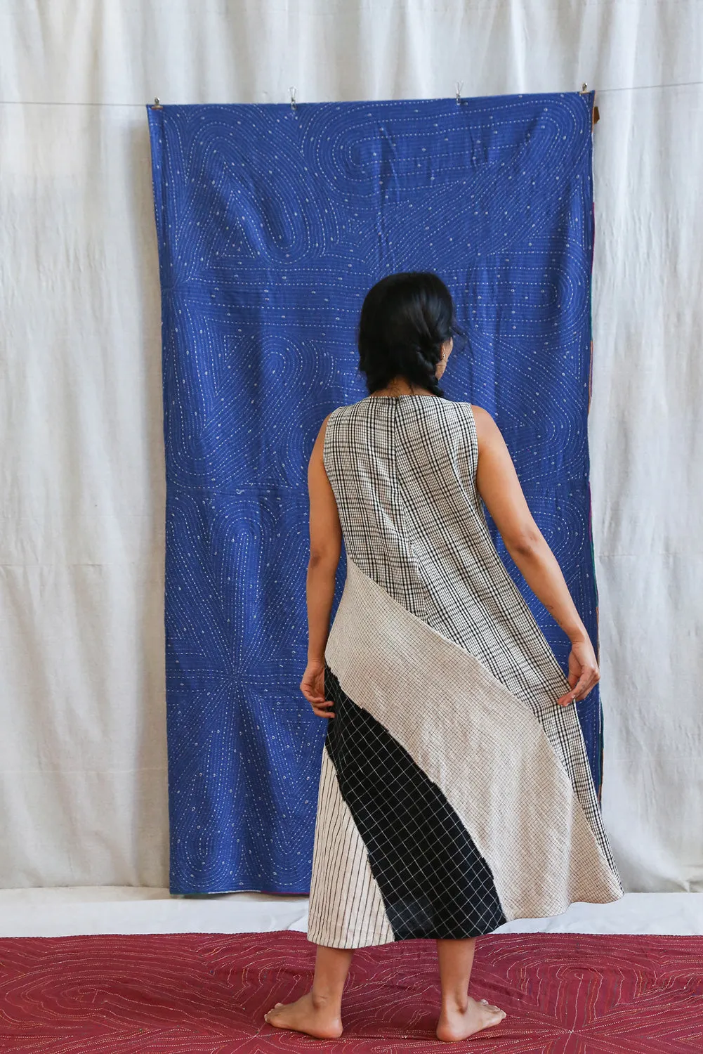 Patched A-Line Dress sold by Anjelms product image thumbnail 3