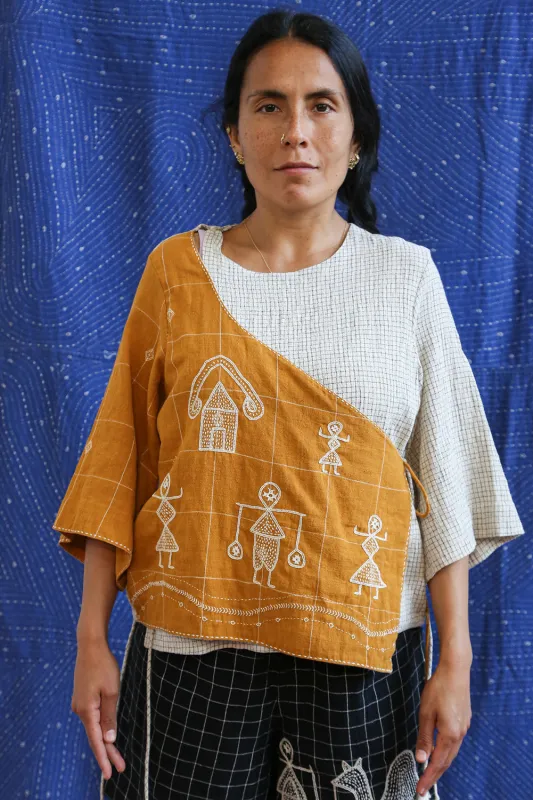 Kediya Style Tie-Up Top sold by Anjelms