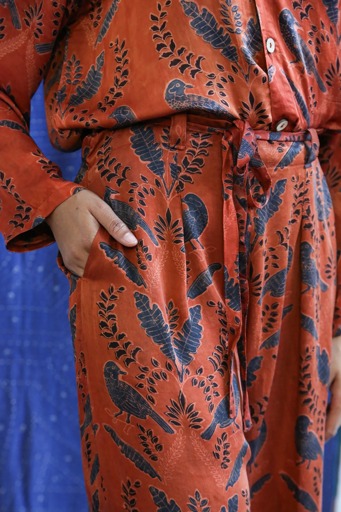 Ajrakh Tie Pants sold by Anjelms product image thumbnail 2