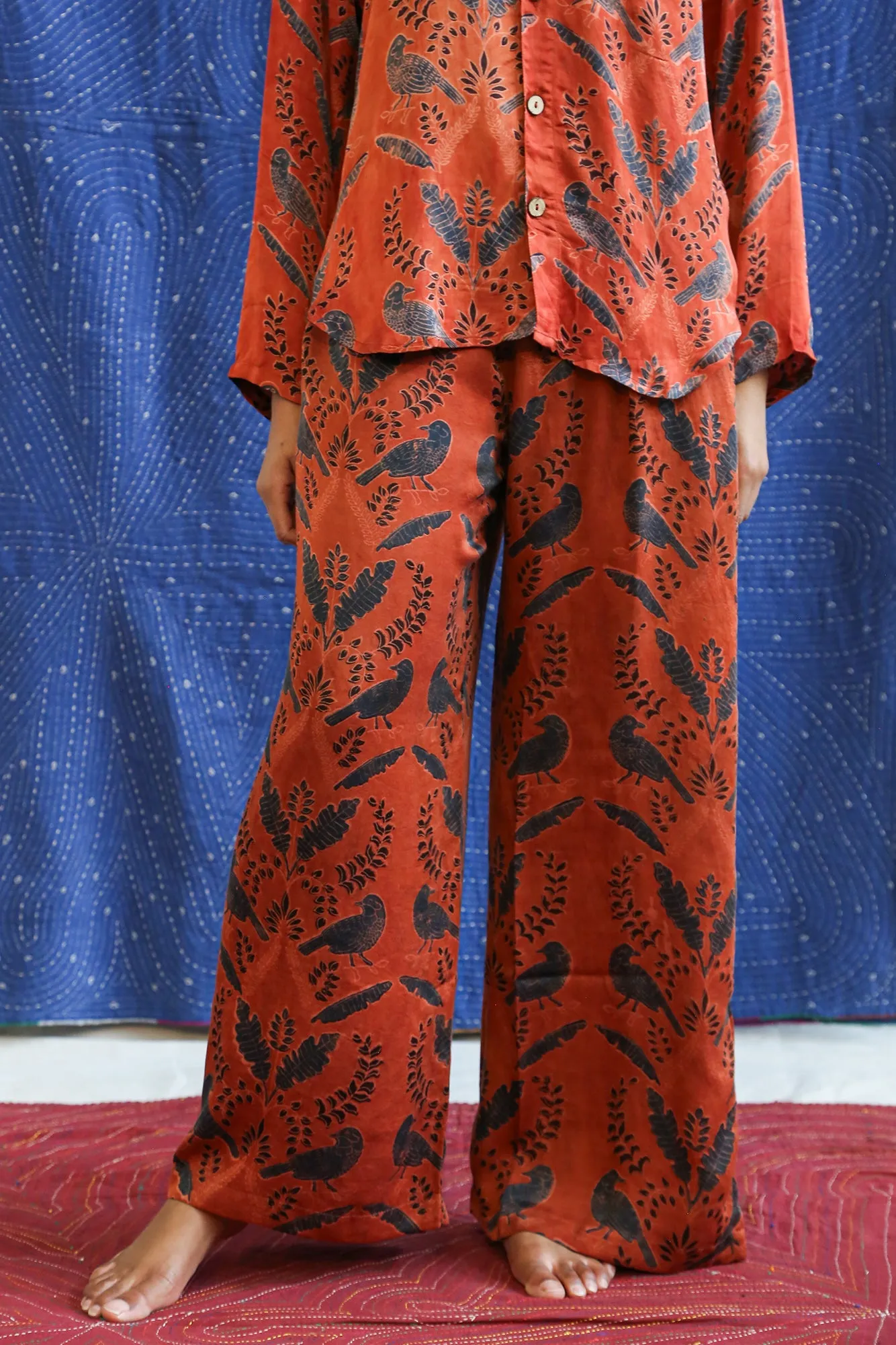 Ajrakh Tie Pants sold by Anjelms