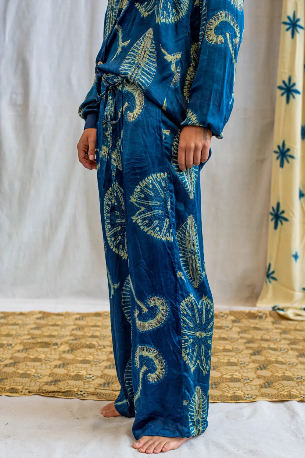 Ajrakh Tie Pants sold by Anjelms