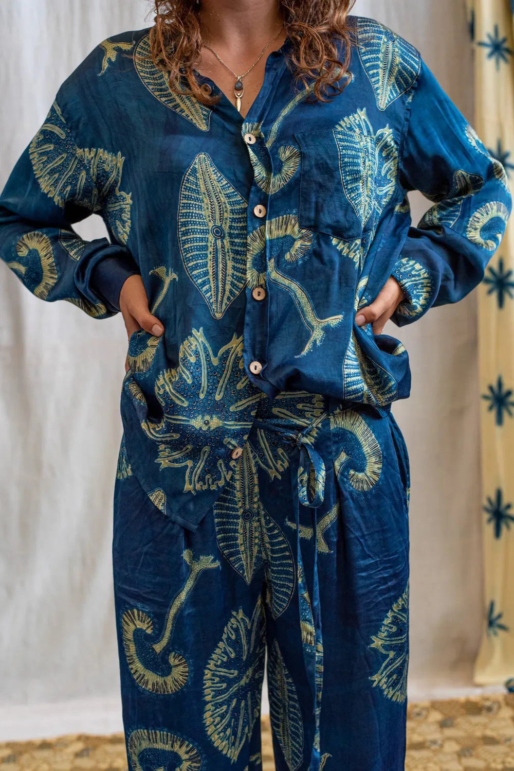 Ajrakh Tie Pants sold by Anjelms product image thumbnail 4