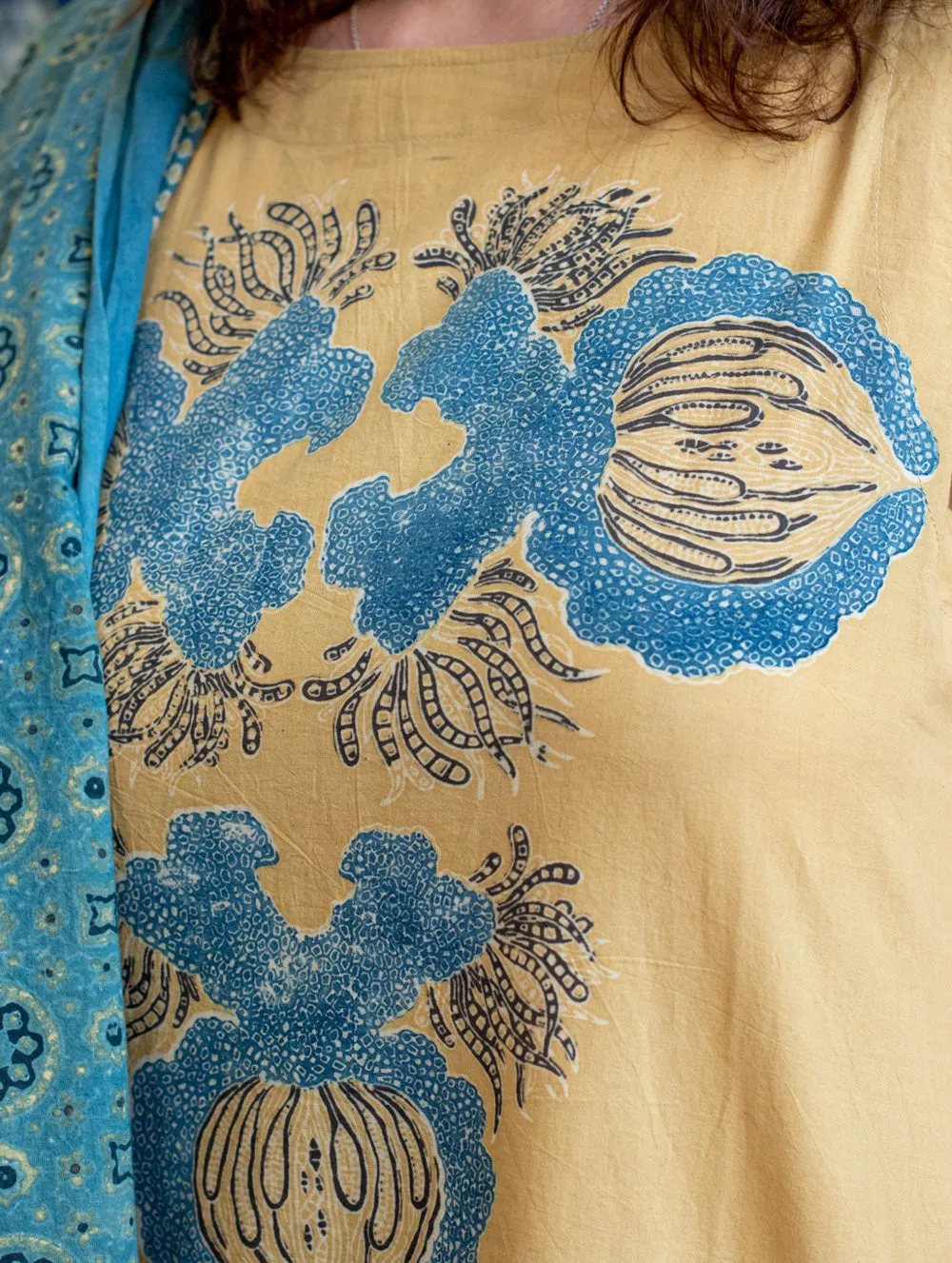 Ajrakh Shift Dress sold by Anjelms product image thumbnail 2