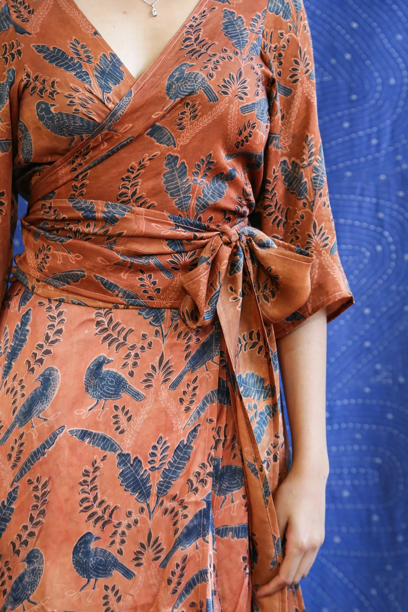 Ajrakh Wrap Tie Top sold by Anjelms product image thumbnail 3