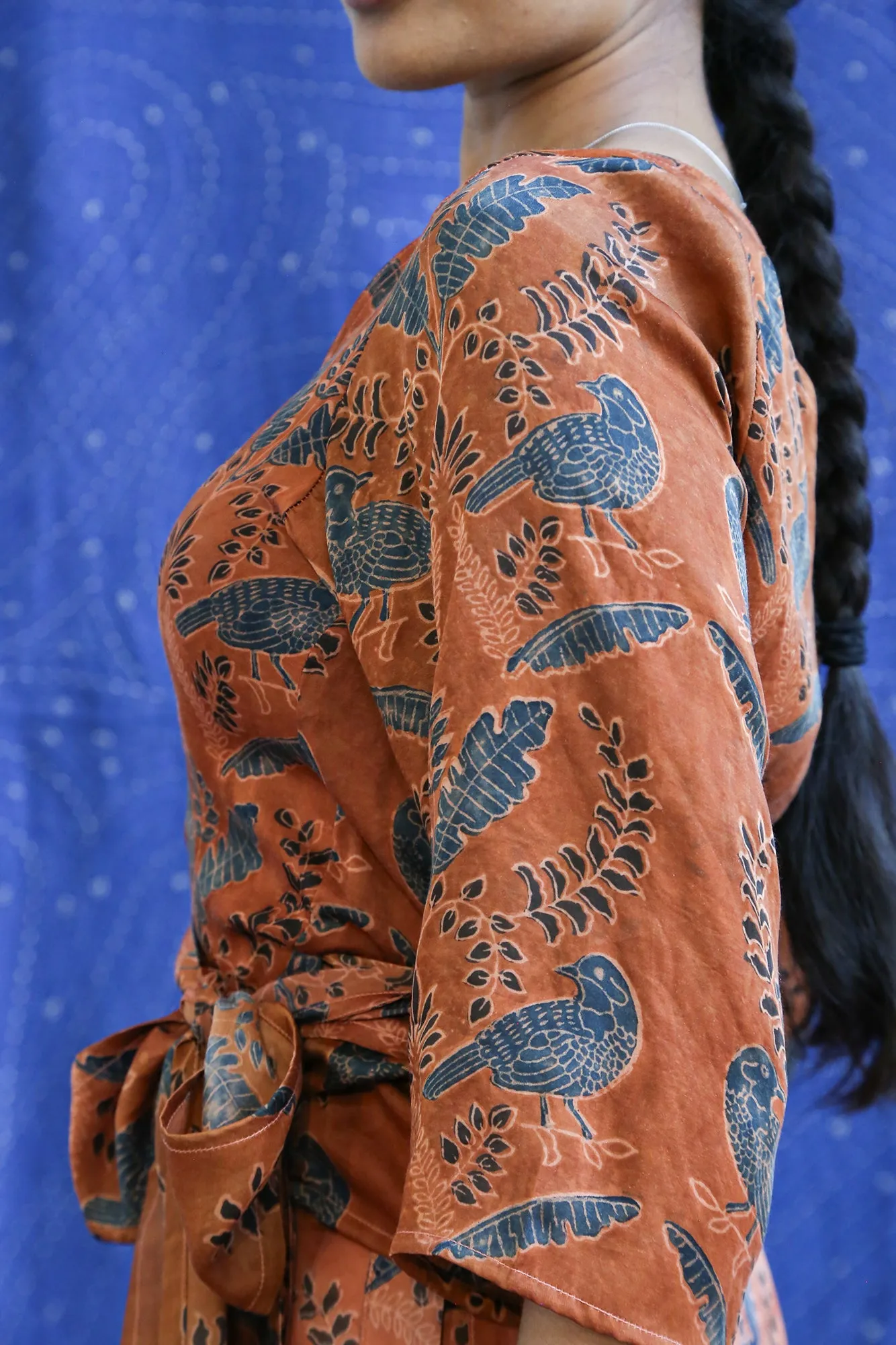 Ajrakh Wrap Tie Top sold by Anjelms product image thumbnail 4