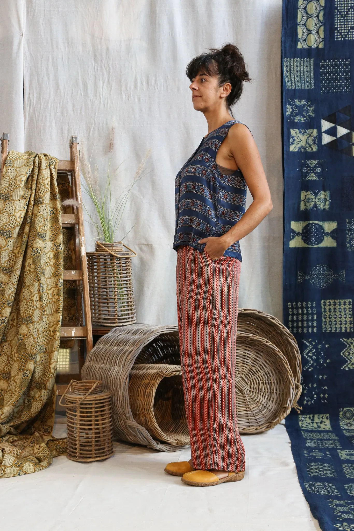 Ajrakh Vest Top sold by Anjelms product image thumbnail 5