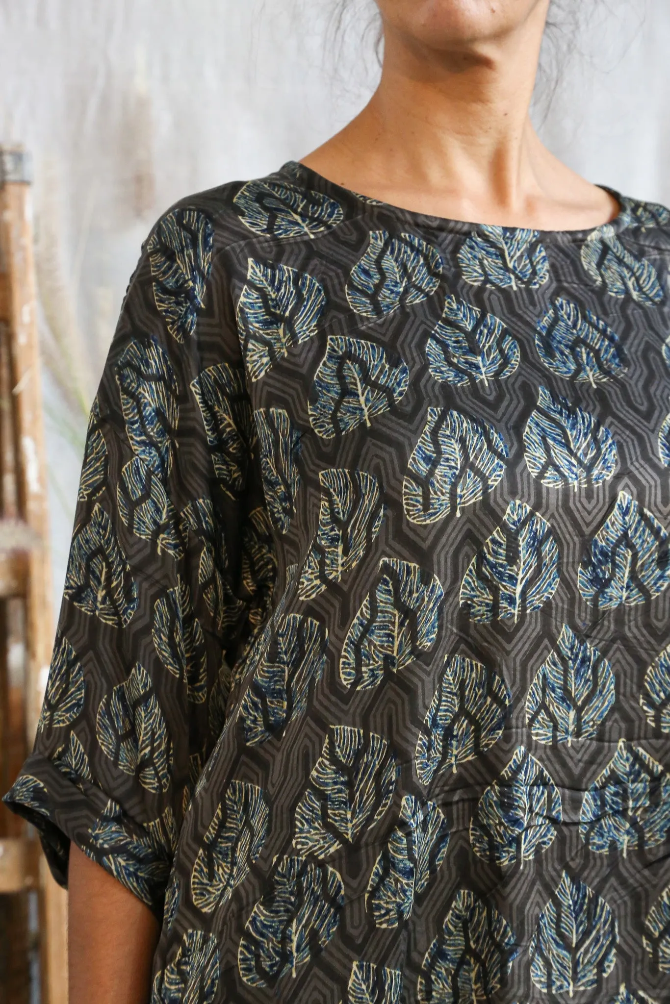 Ajrakh Half Sleeve Top sold by Anjelms product image thumbnail 3