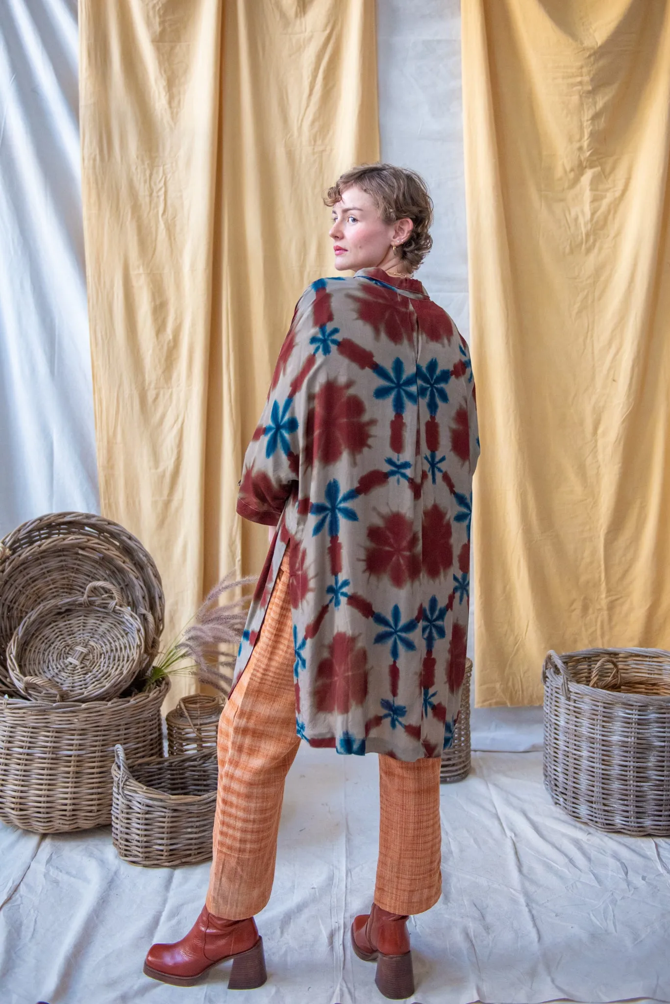 Clamp Dyed Oversized Shirt sold by Anjelms product image thumbnail 2