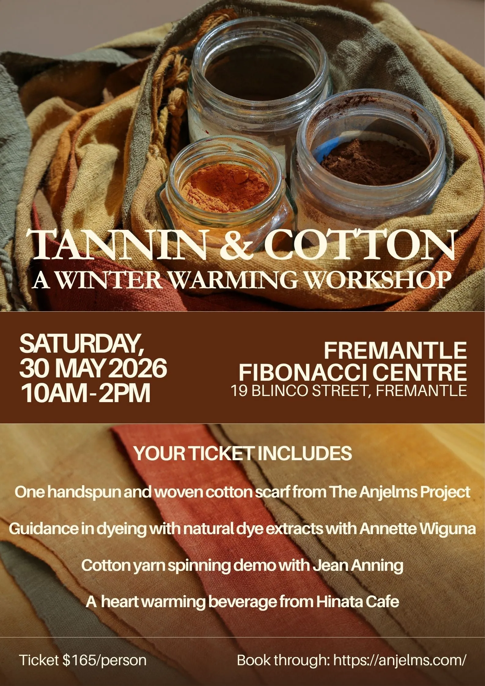 Tannin & Cotton Natural Dye Workshop sold by Anjelms product image thumbnail 2
