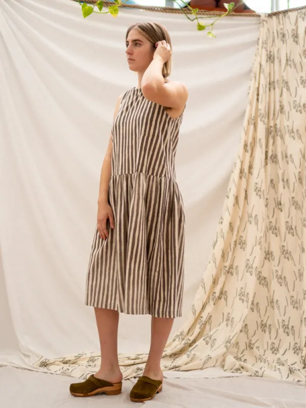 Drop Waist Dress - Kashish Stripe sold by Anjelms