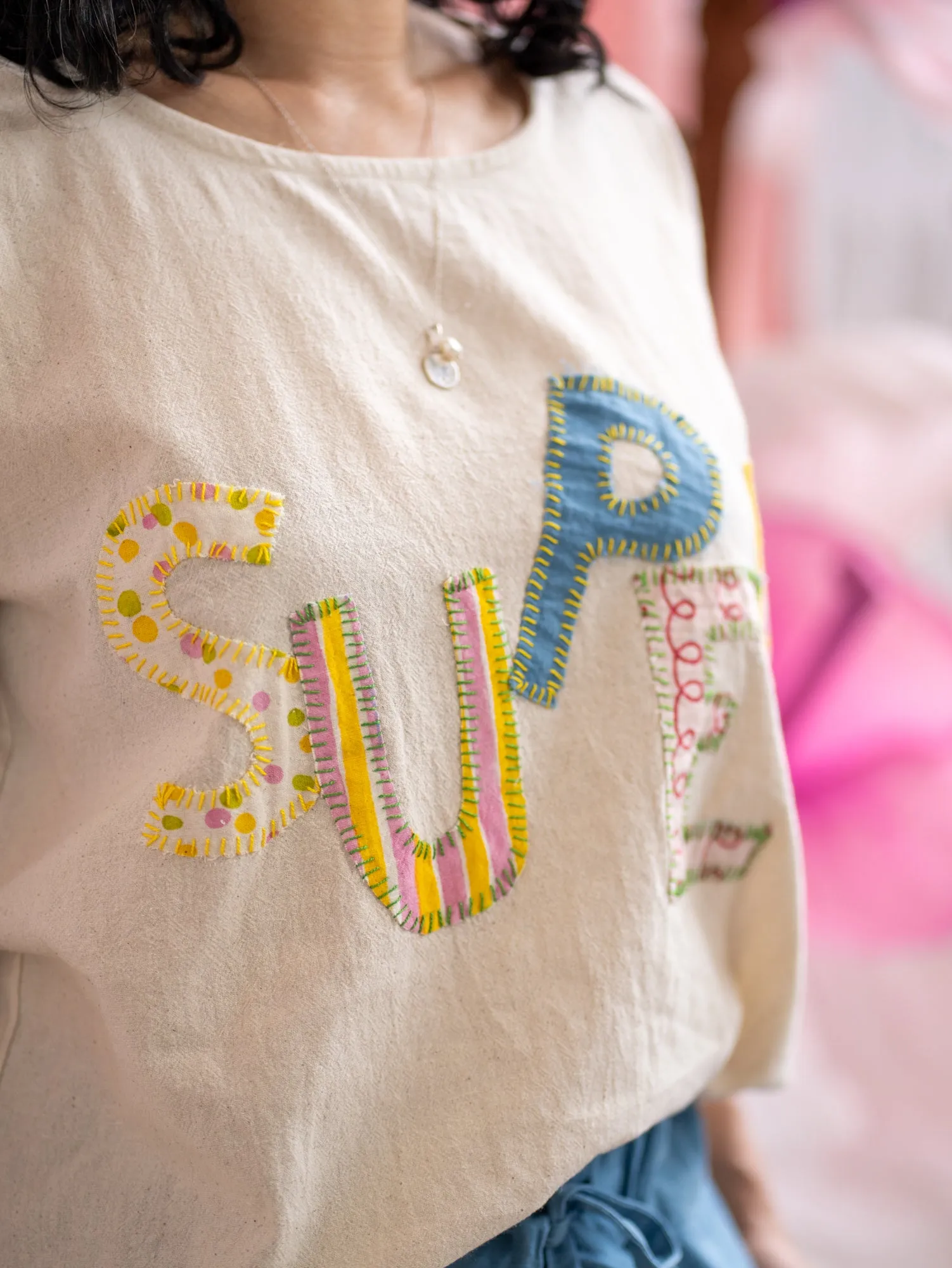 Short Sleeve Top - Super Applique sold by Anjelms product image thumbnail 4