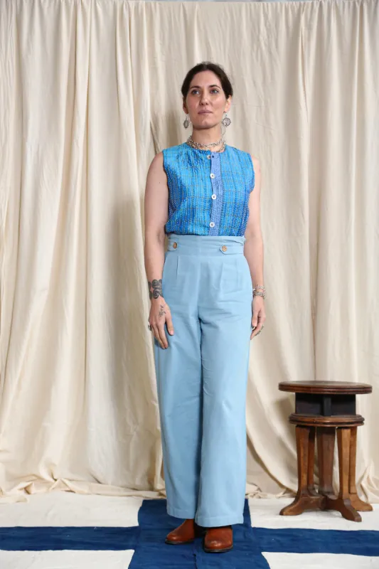 Plant Dyed Button Pants – 2 Colourways sold by Anjelms