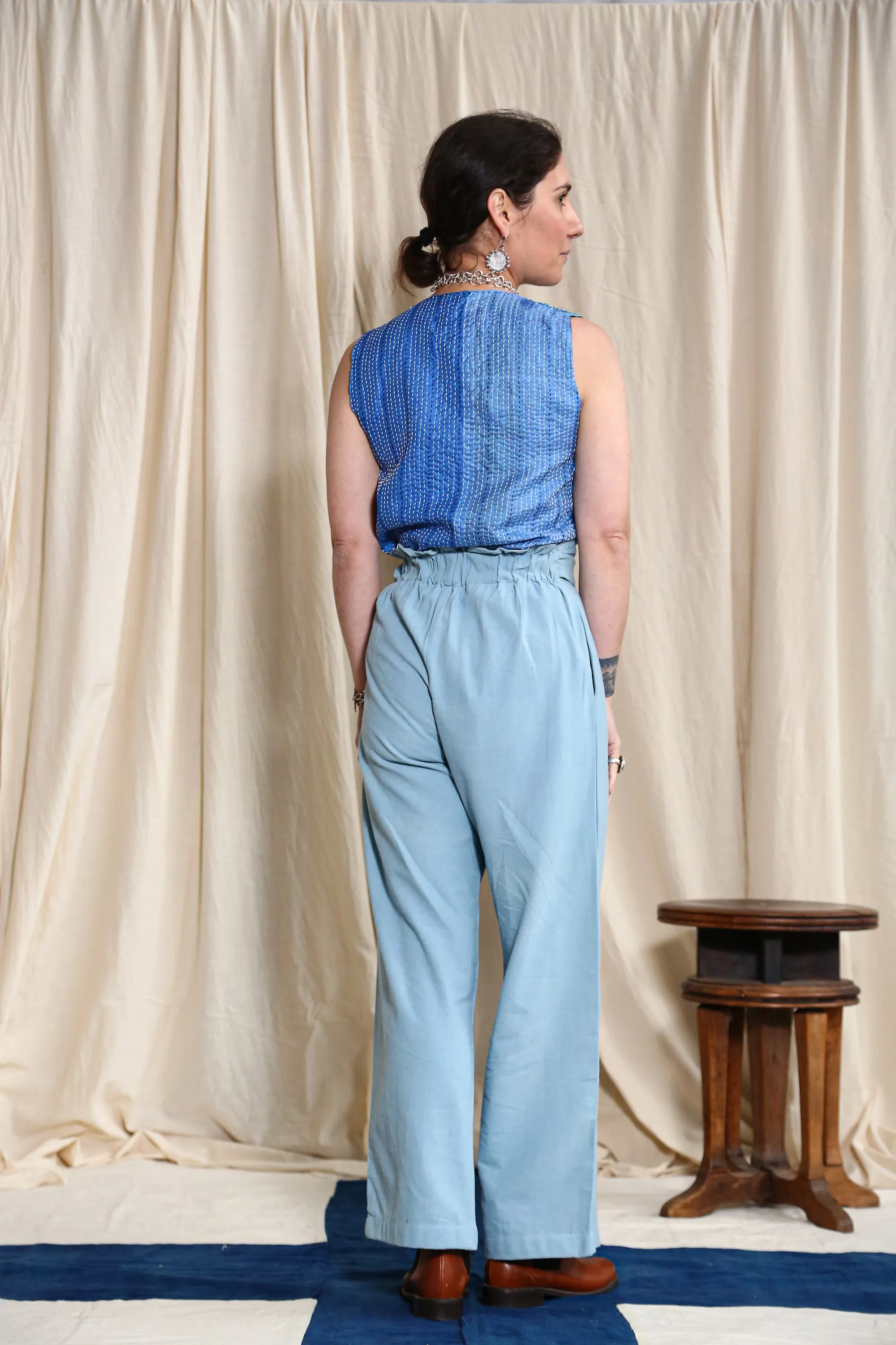 Plant Dyed Button Pants – 2 Colourways sold by Anjelms product image thumbnail 3