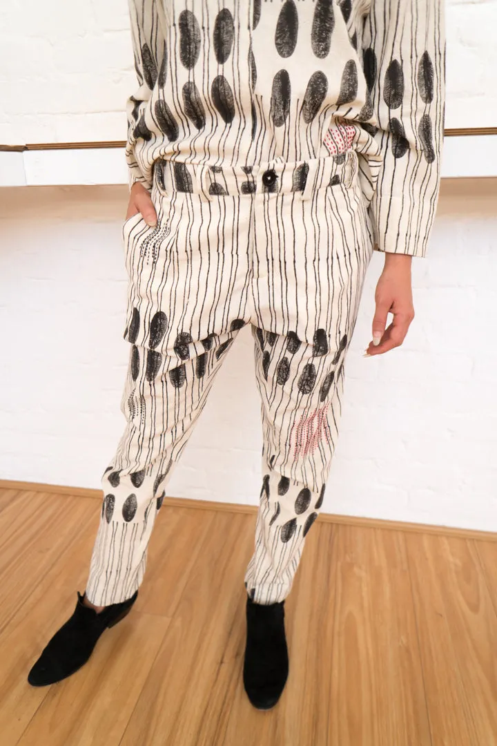 Tailored Pants | Humanity To Community Print sold by Anjelms product image thumbnail 4