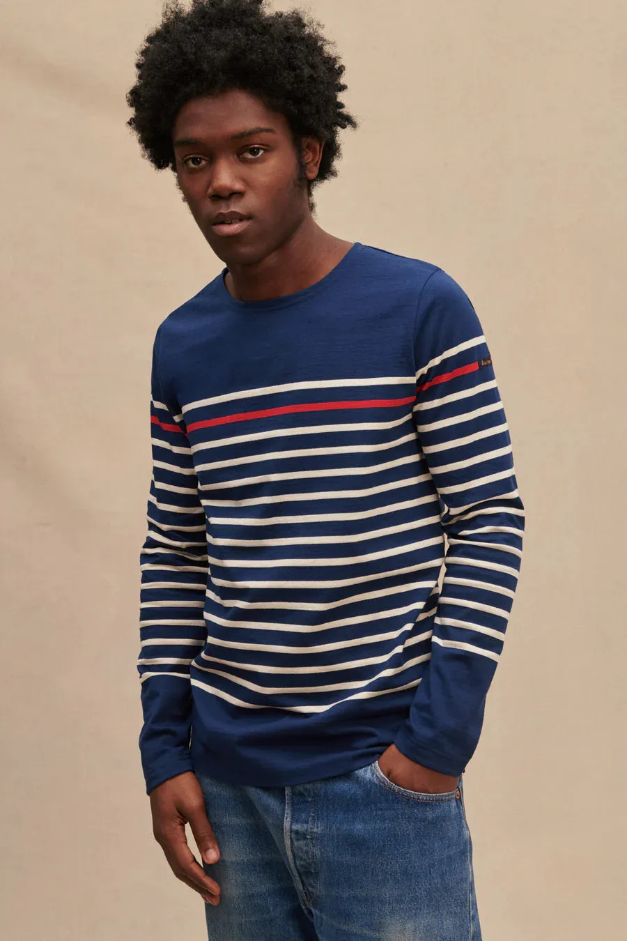 Le Minor Mariniere with Side Slits D69 Base/Navy sold by Anjelms product image thumbnail 2