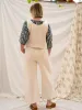 Wide Leg Pants - Fence Print sold by Anjelms