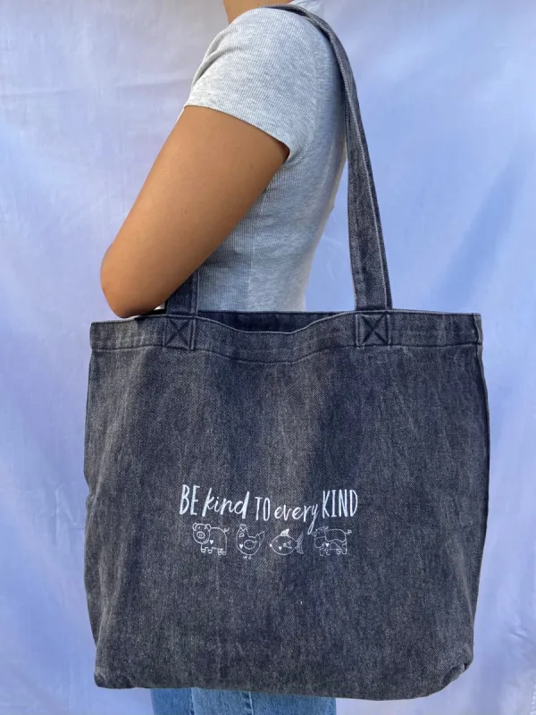 Be Kind Vegan Tote Bag sold by In the Soulshine