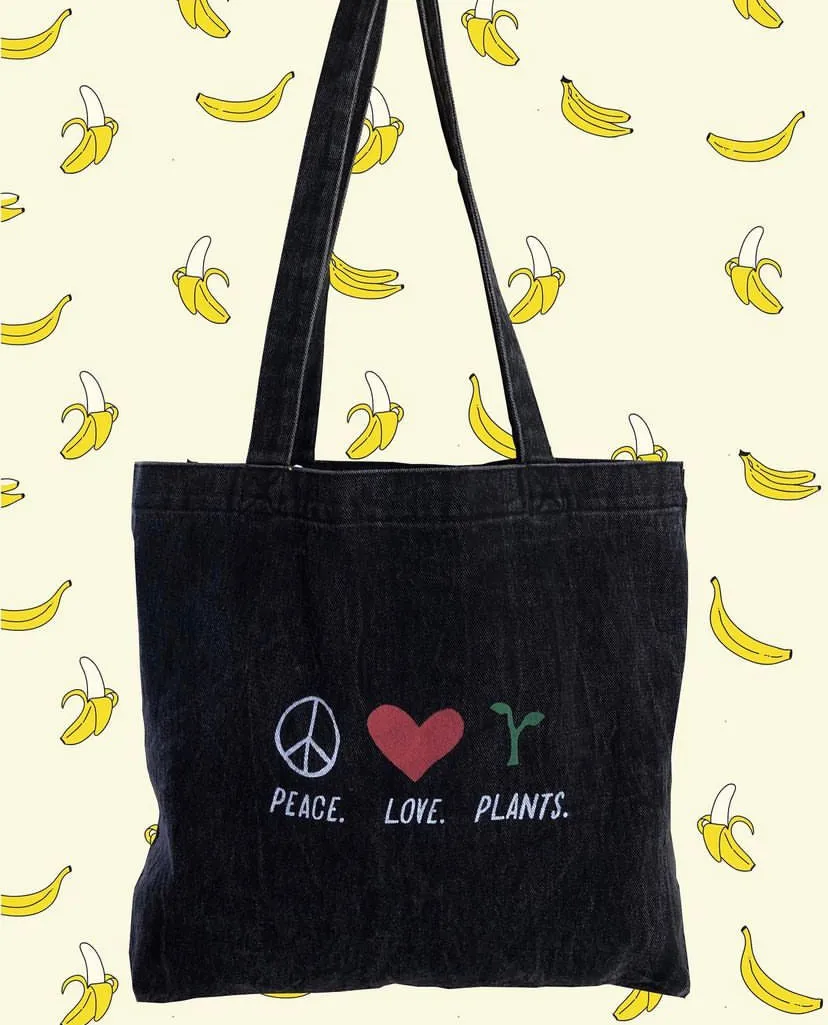 Peace Love Plants Tote Bag sold by In the Soulshine